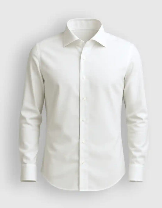 Chemise cintrée en popeline stretch